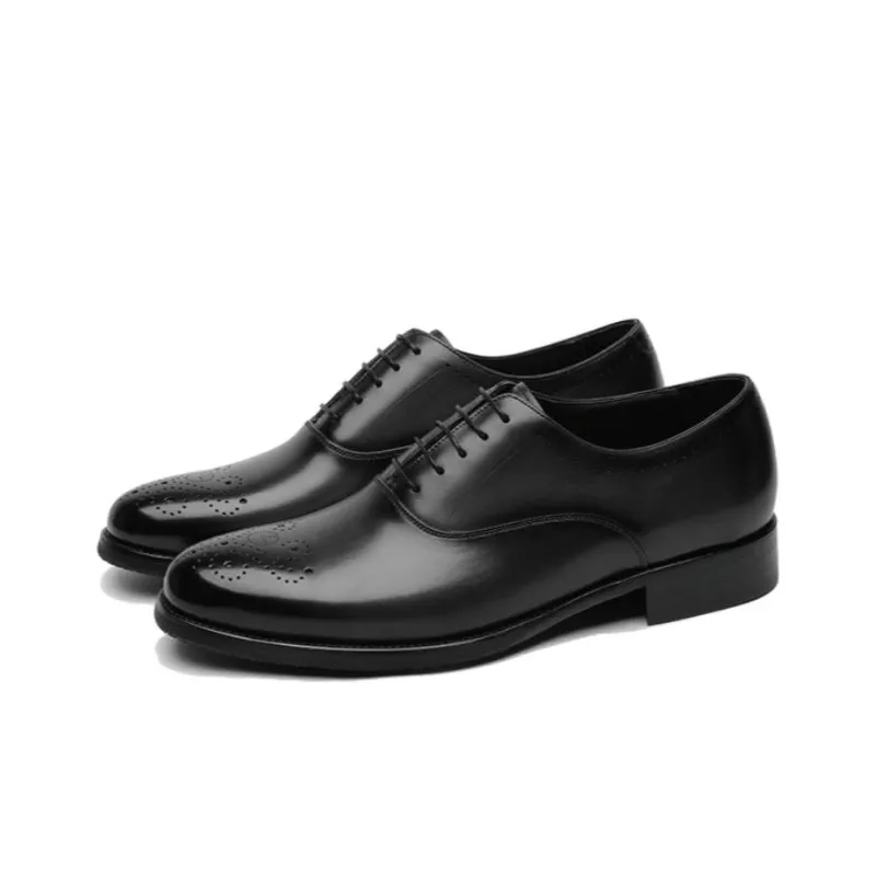 GOLDLION Dress Shoes Men Low Top Black, Gray, Brown-2