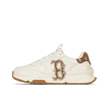 MLB Chunky Runner Cushioned Wear Resistant Breathable Low Top Casual Running Shoes Unisex Brown