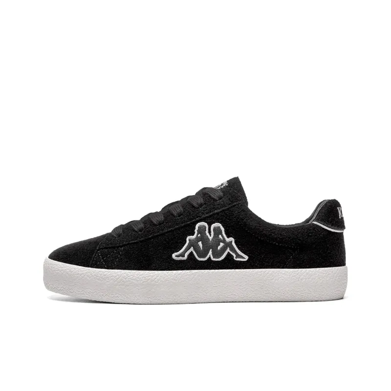 Kappa Anti Slip Wear Resistant Low Top Skateboard Shoes Unisex Black-0