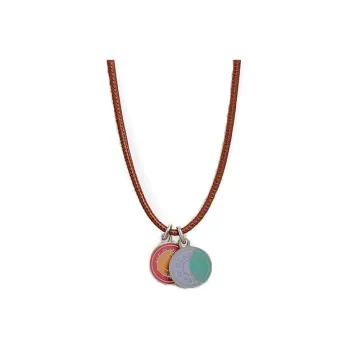 HERMES Eclipse Calfskin Necklaces Unisex Multicolor