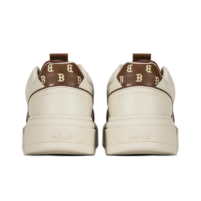 MLB Chunky Liner Boston Low Top Skateboard Shoes Unisex Brown-4