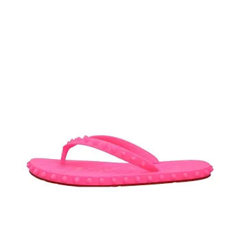 CL LUBOTING Abrasion Resistant Flip Flops Women's Fuchsia