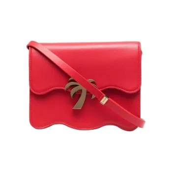 PALM ANGELS Calfskin Shoulder Bag Crossbody Bag Regular Women's Red