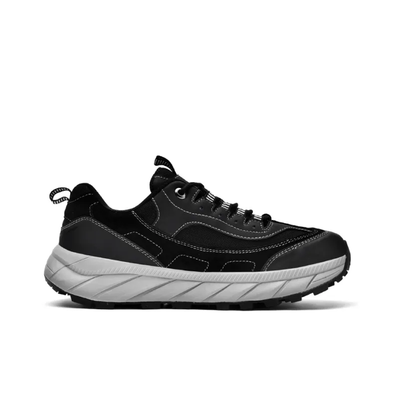 Jeep Cushioning Anti Slip And Wear Resistant Coverage Support Low Top Outdoor Shoes Men's Black-1