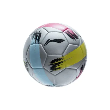 LINING YOUNG Football Size 5 Soccer PU Kids' Silver Gray \ Pink Blue