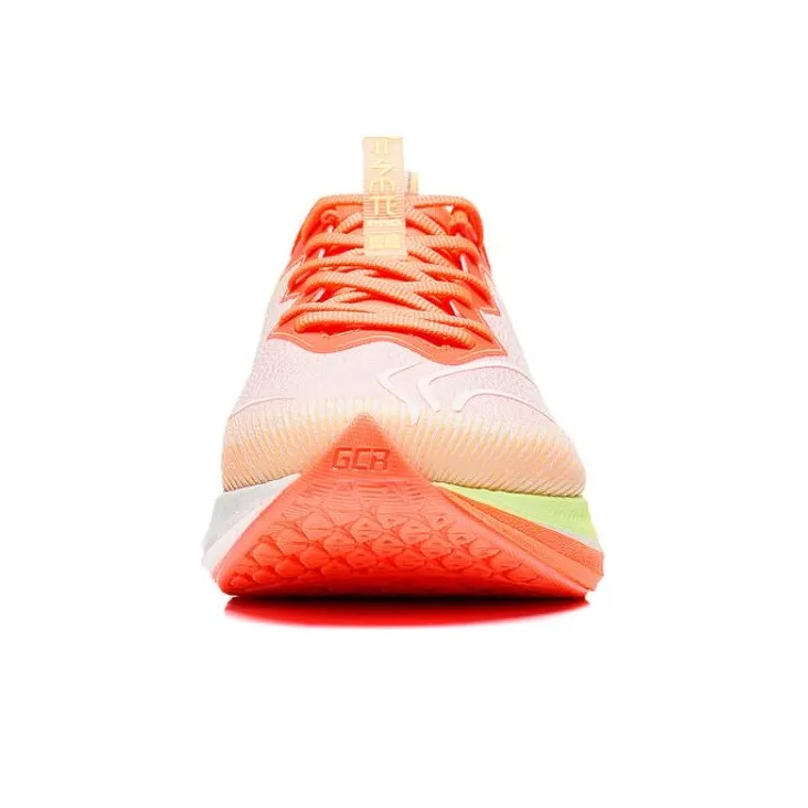 LiNing Red Hare 6 Pro Cushioning Wear Resistant Low Top Casual Running Shoes Men's Orange-3