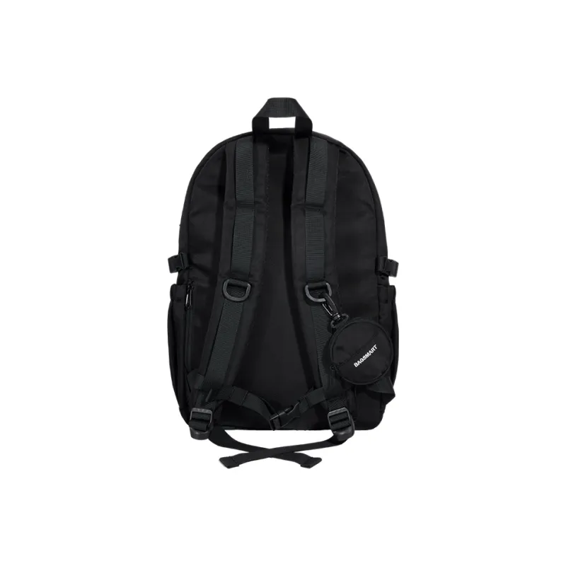 BAGSMART Polyester Backpack Unisex Functional Gray/Knight Black-5