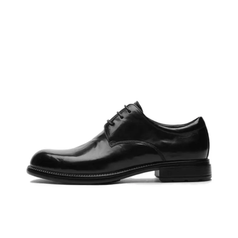 GOLDLION Dress Shoes Men Low Top Black/Brown-0