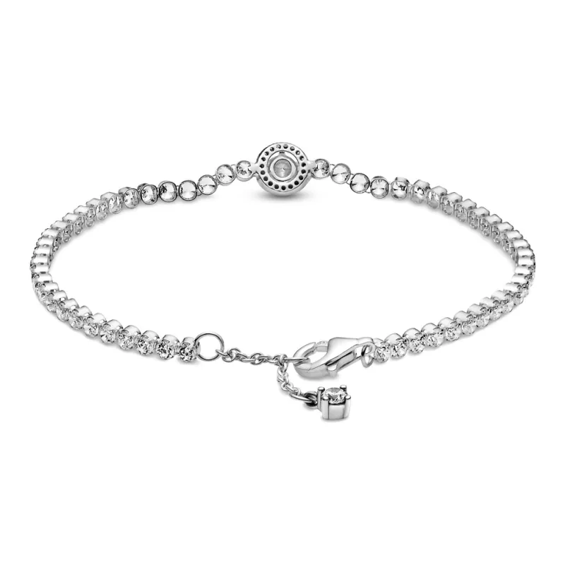 Pandora Women's Gemstone Embellished Bracelet Silver-1
