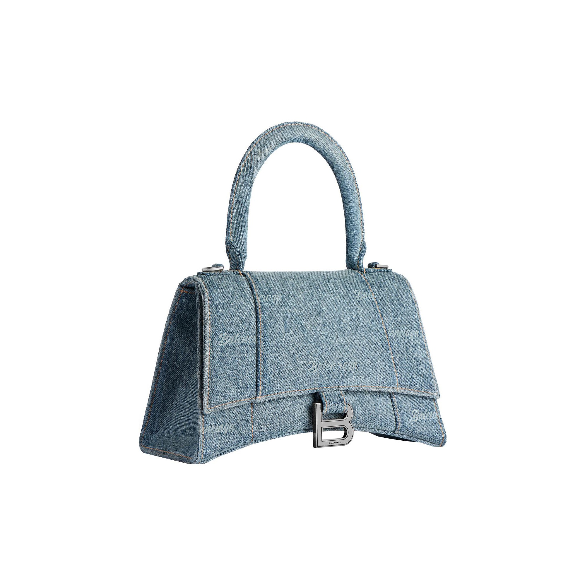 【BALENCIAGA】アワーグラス small ハンド デニム blueカラー Balenciaga-Women's-Hourglass-
