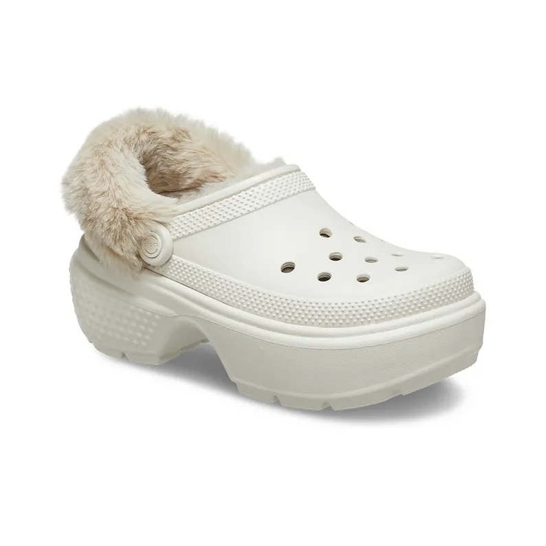 Crocs Stomp Lined Clogs 'White'-2