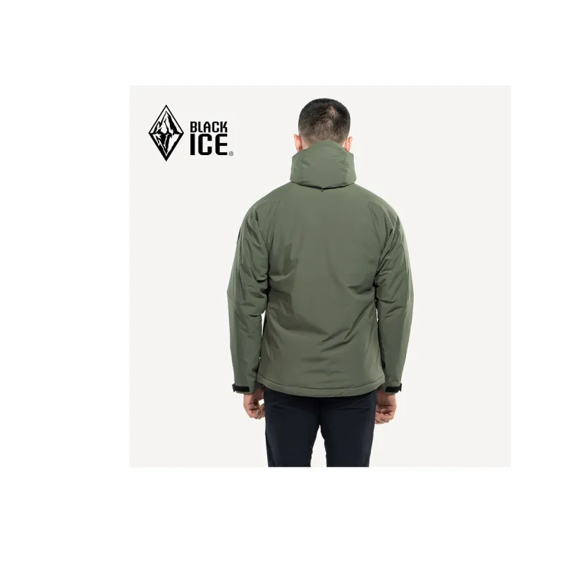 Black Ice Puffer Jackets Men-10