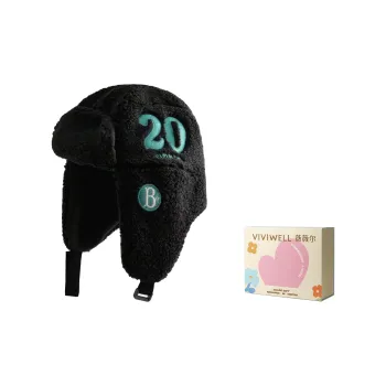 VIVIWELL Trapper Hats Unisex Black