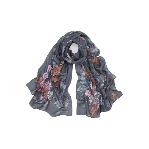 MARJAKURKI Scarf Warm Embers Greeting Card Atmosphere Red Zodiac Year Unisex