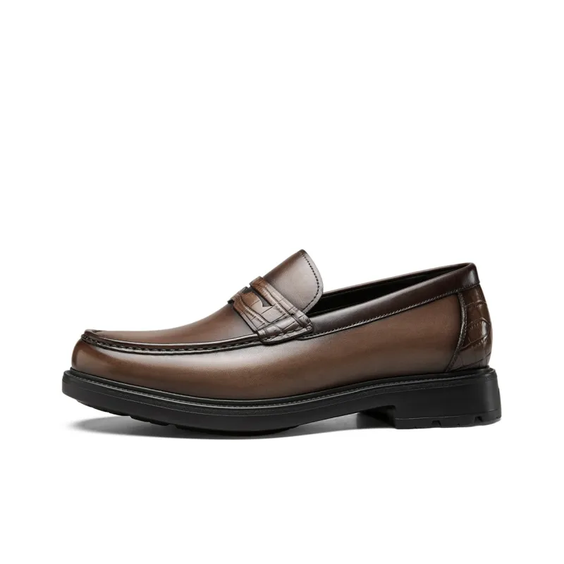 YEARCON Loafers Men Coffee-4