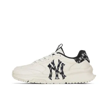 MLB Chunky Runner Cushioning, Slip Resistant, And Abrasion Resistant Low Top Running Shoes Unisex Black