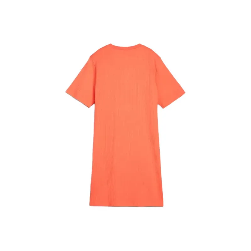 PUMA Short-Sleeved Dresses Women's Orange-1
