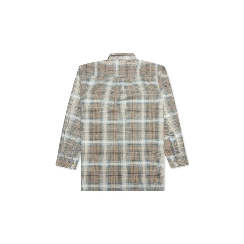 Needles Flannel Shirt 7 Cuts Wide Reflection Shirt-1