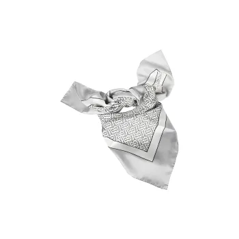 Burberry Silk Scarves Women's Gray