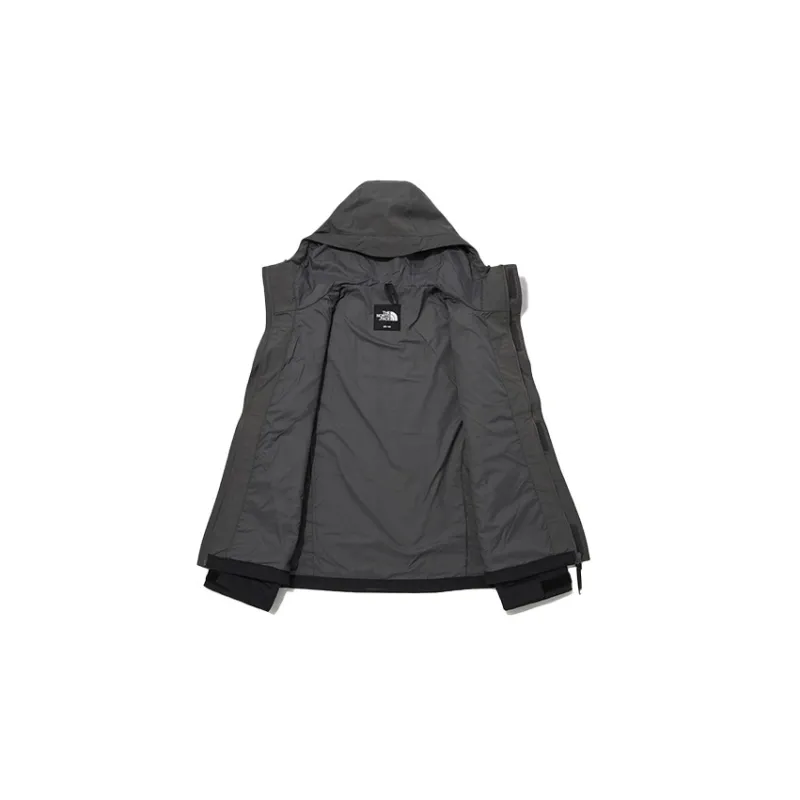 THE NORTH FACE Windproof Windbreaker Jacket Unisex Black Gray-2