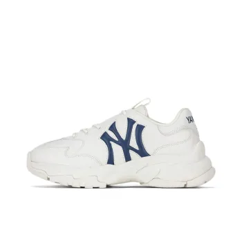 MLB Big Ball Chunky 3D New York Yankees Low Top Chunky Sneakers Unisex White