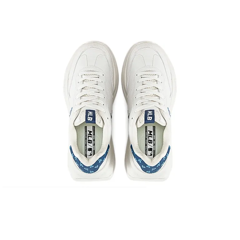 MLB Chunky Runner Cushioned Wear Resistant Breathable Low Top Casual Running Shoes Unisex Dark Navy Blue-3