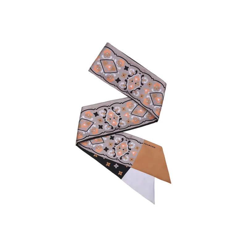 MARJAKURKI Silk Scarves Women's-3