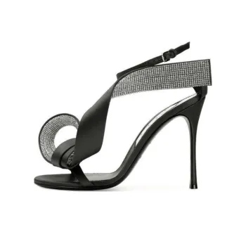 SERGIO ROSSI Marquise 105mm Leather Sandals