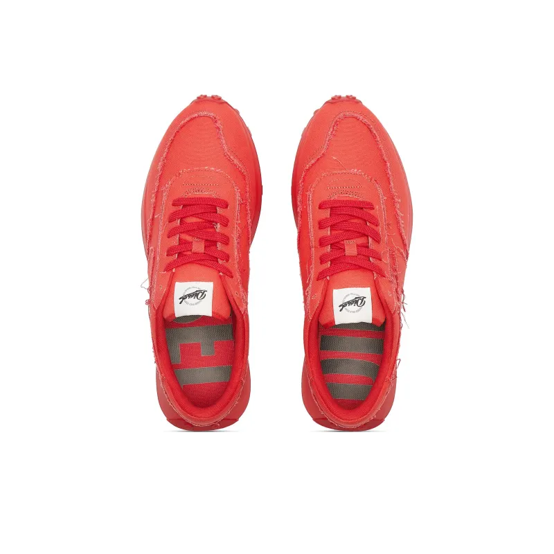 DIESEL S Racer Low Top Casual Shoes Men's Red-3