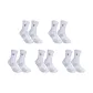 Long Shaft White Base Gray Stripes 5 Pack