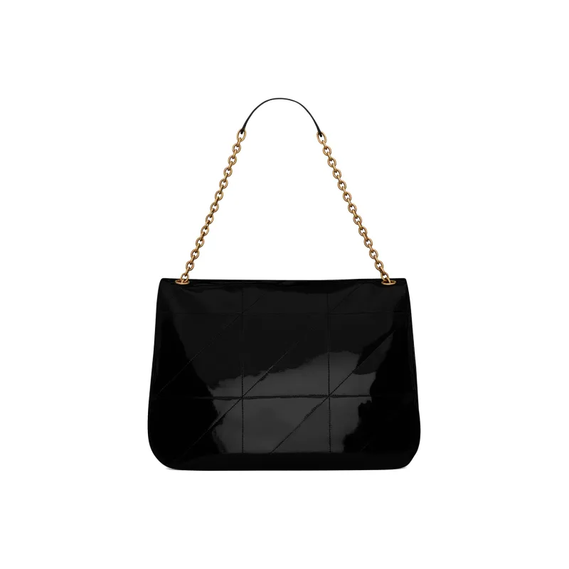 SAINT LAURENT Jamie Patent Leather Handbag, Shoulder Bag Women's Black-2