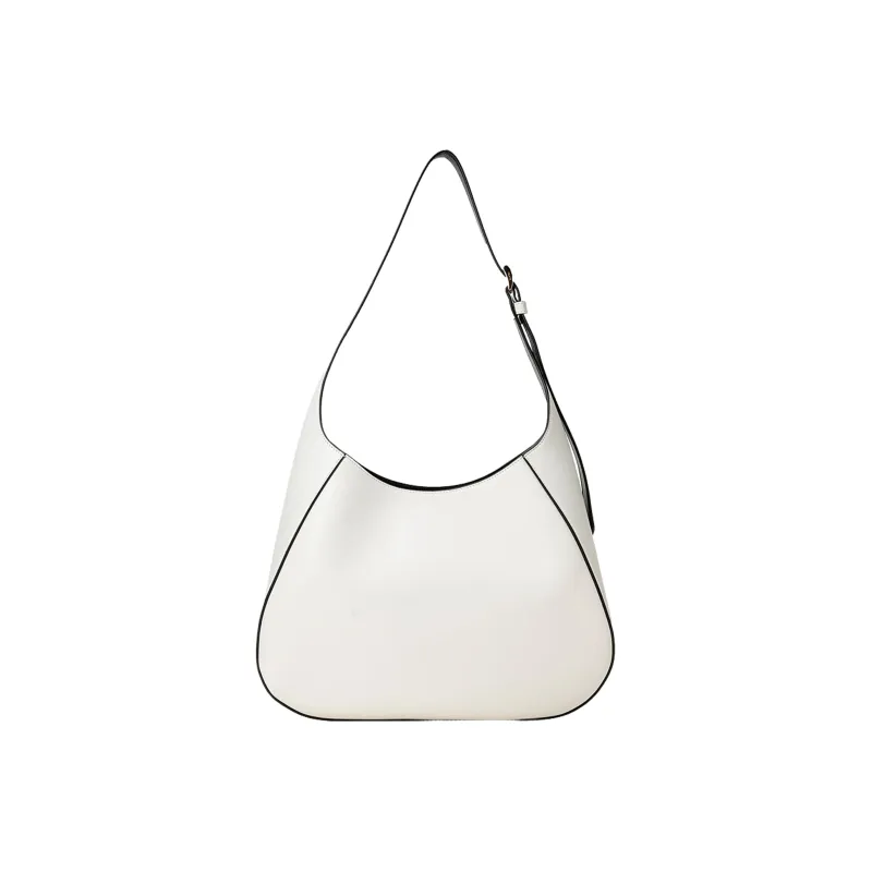 PRADA Calfskin Portable Crossbody Bag, Shoulder Bag Women's White-2