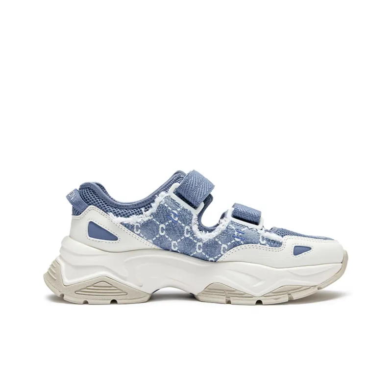 Champion Low Top Beach Sandals Women's Marigold Blue/Milk White-1