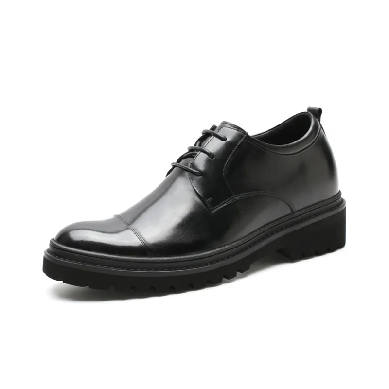 He Jinchang Dress Shoes Men's Black-2