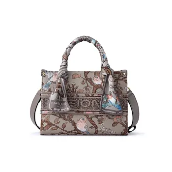 FION Fabric Tote Bag Shopping Bag Shoulder Bag Crossbody Bag Women's Multicolor