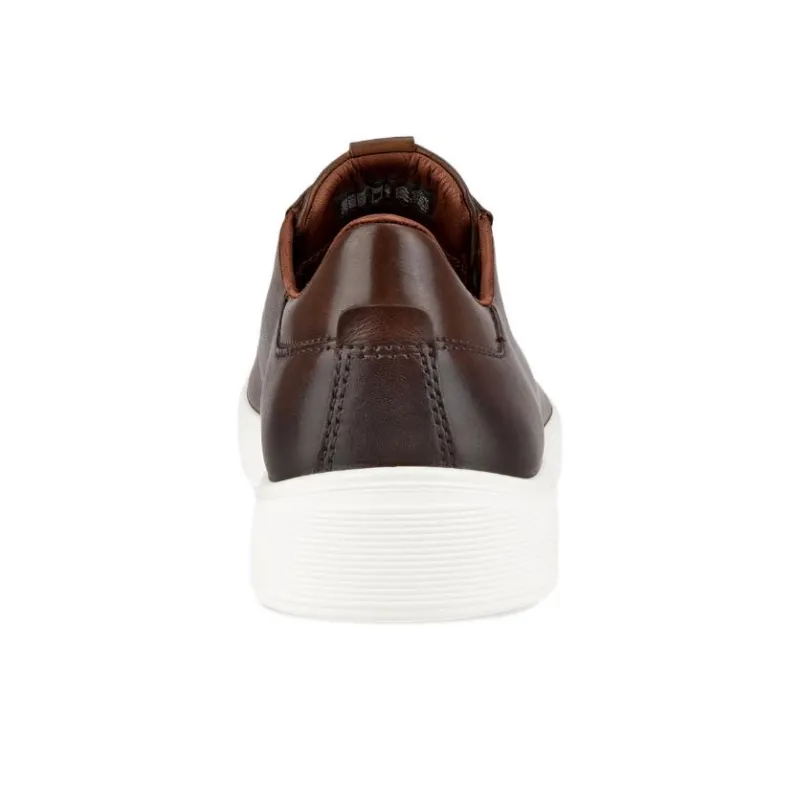 Ecco Low Top Skateboard Shoes Men's Brown-2