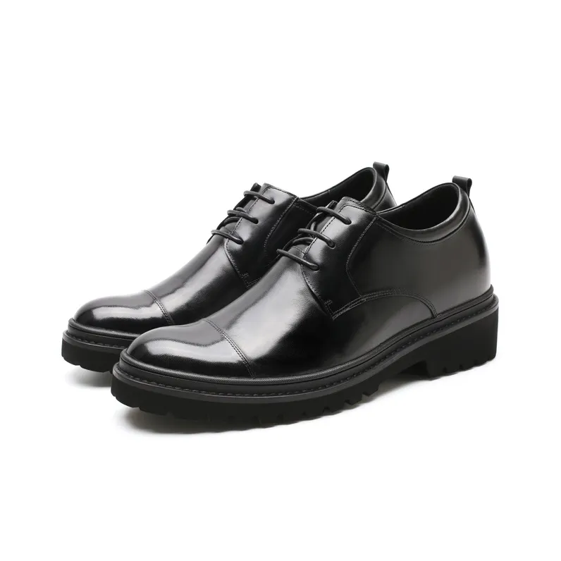 He Jinchang Dress Shoes Men's Black-3