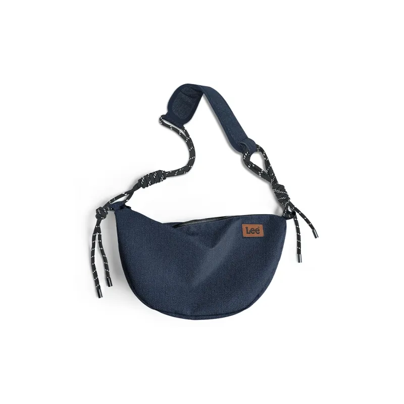 Lee Denim Dumpling Bag Crossbody Bag Regular Unisex Denim Blue/Gray White/Blue White/Black-0