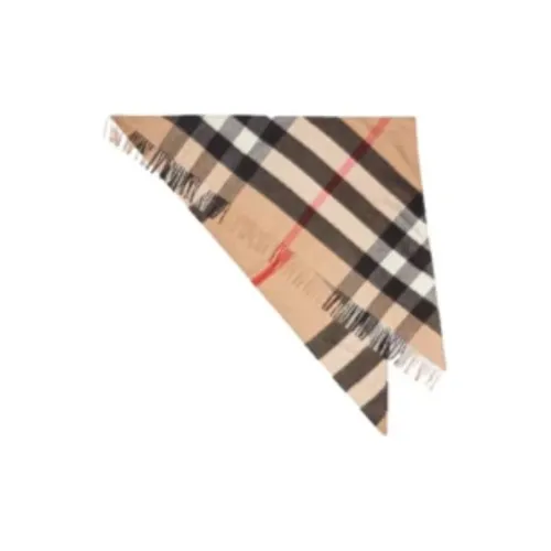 Burberry Checked Fringed Edge Blanket