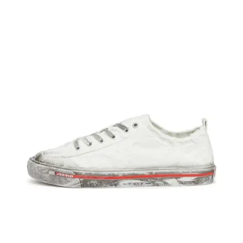 DIESEL S Athos Low Top Skateboard Shoes Men's White