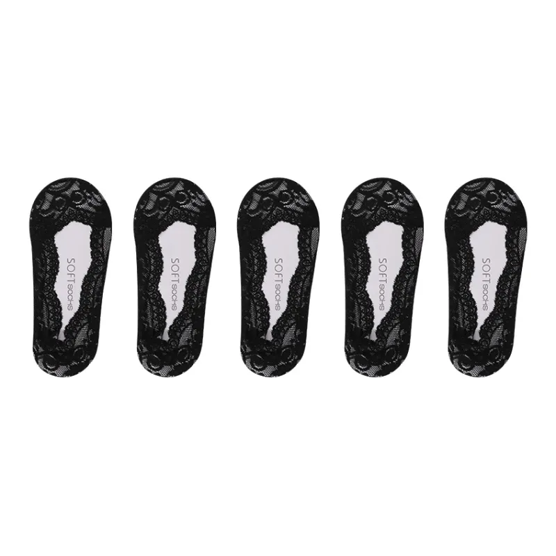 Lanza No Show Socks Women's 5 Pack-16