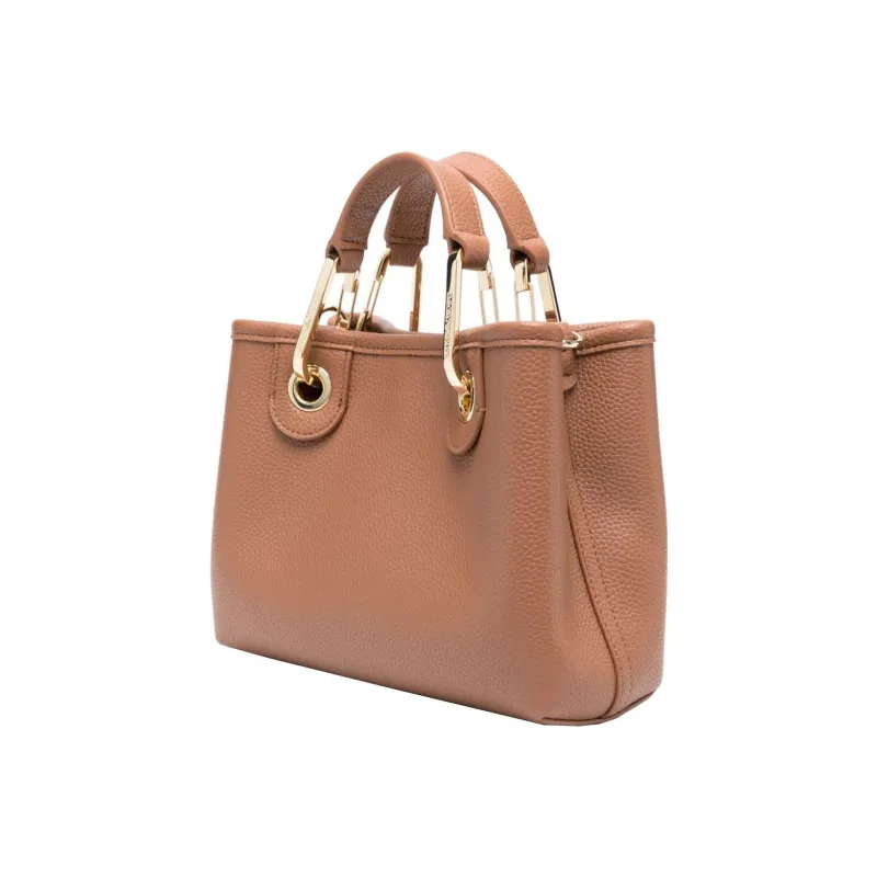 EMPORIO ARMANI MyEA Series Polyurethane Shoulder Bag Crossbody Bag Handbag Women's Brown-1