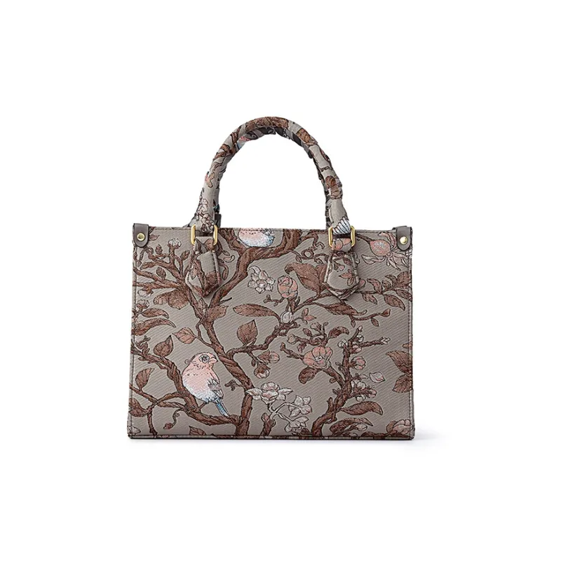 FION Fabric Tote Bag Shopping Bag Shoulder Bag Crossbody Bag Women's Multicolor-2