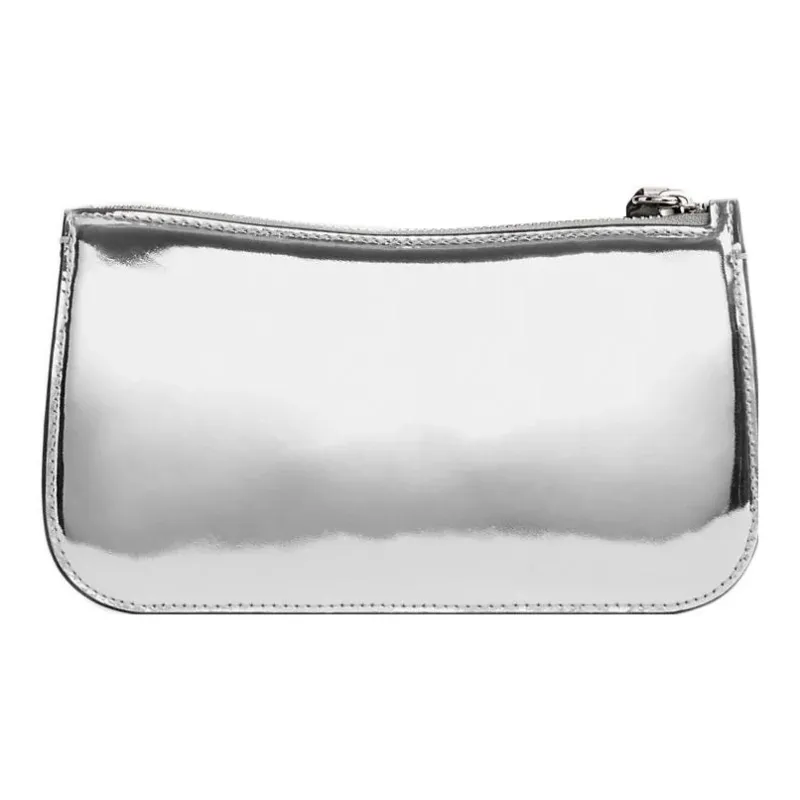 COACH Penn Leather Shoulder Bag, Handbag, Shoulder Bag Women's Metal Silver-2