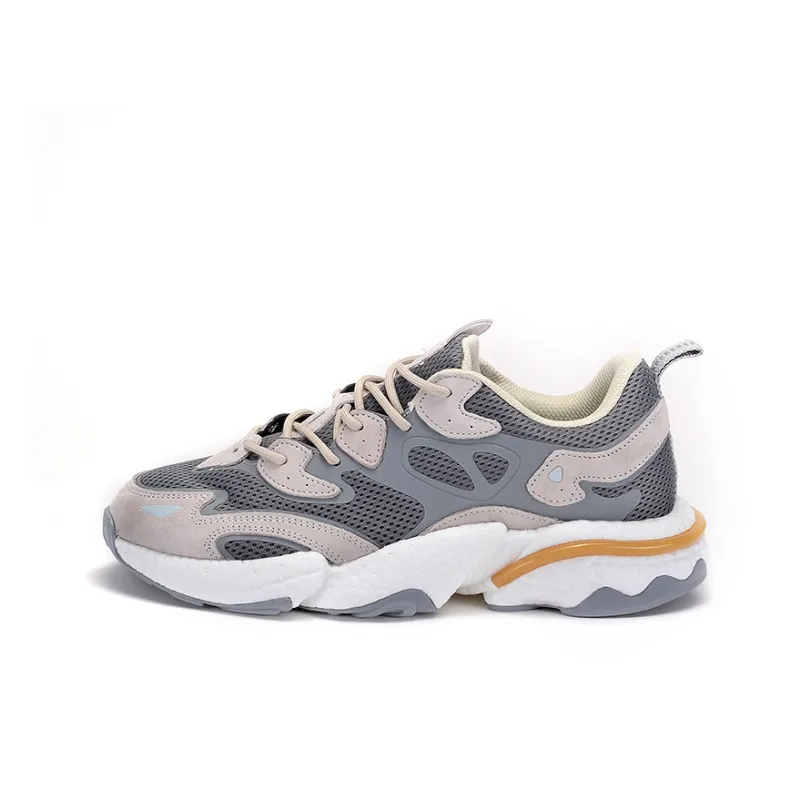 TREEPERI Running Shoes Unisex Low Top Black Gray/Heritage Gray-0
