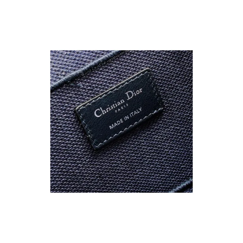 DIOR DiorTravel Canvas Makeup Bag Travel Storage Bag Handbag Toiletry Bag Women's Black-5