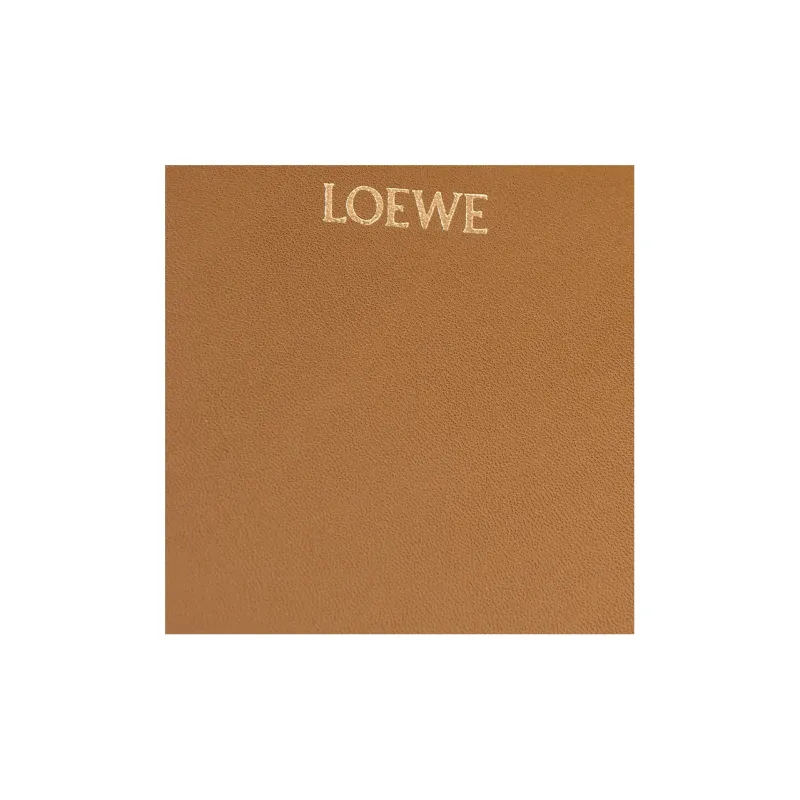 LOEWE Shiny Nappa Cow Leather Wallet Women's Brown/Black-4