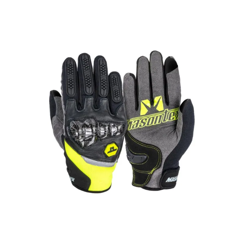 Masonte Motorcycle Protective Gears Cowhide TPU Shell Unisex Carbon Fiber Protective Case Style-4
