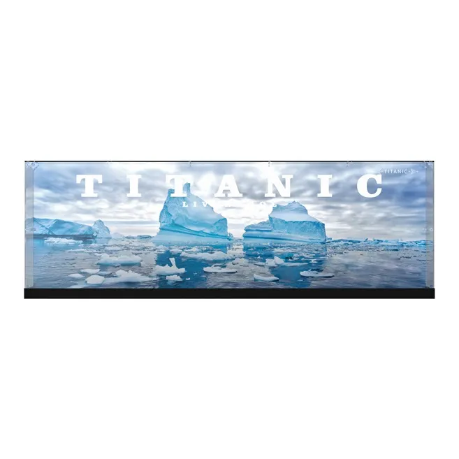 KGBOX Building Block 10294 Titanic Cruise Ship Transparent Acrylic Display Case Dust Cover Model Accessories-4