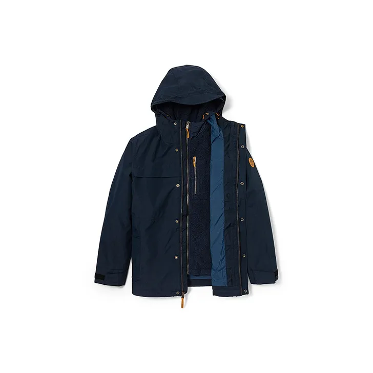 Timberland Outdoor Hiking Waterproof And Windproof Windbreaker Jacket Men's Dark Sapphire-4